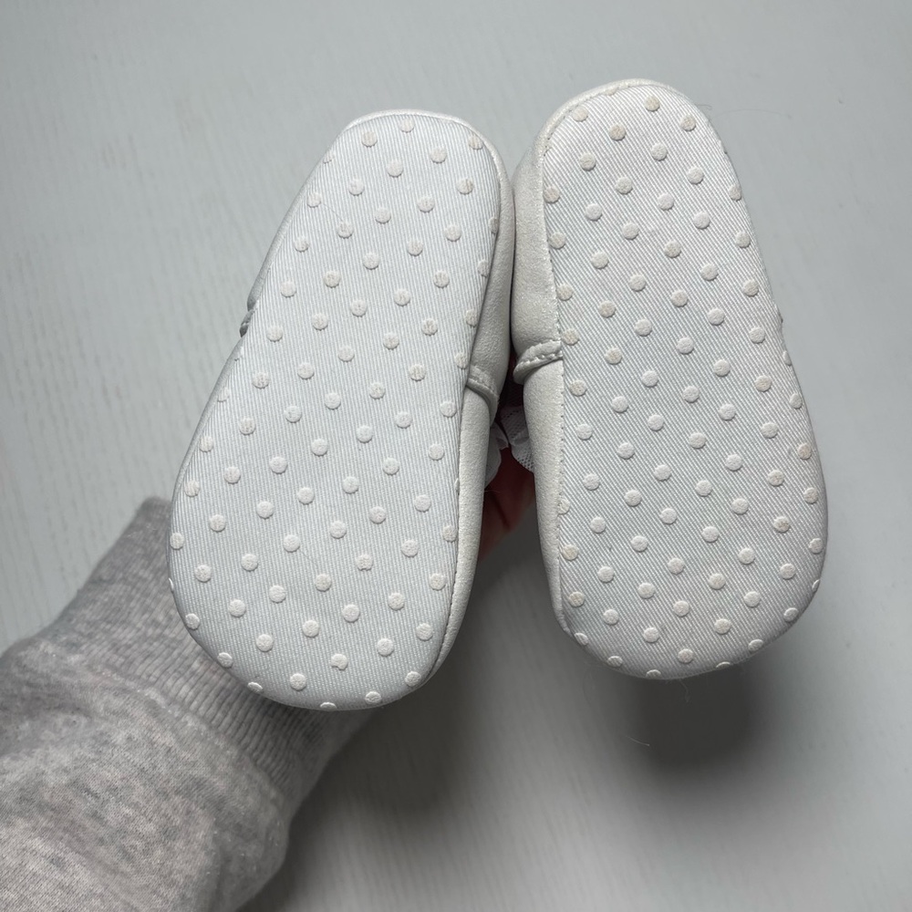 Carter's White Dress Shoes with Tulle Bow - Picture 3 of 3